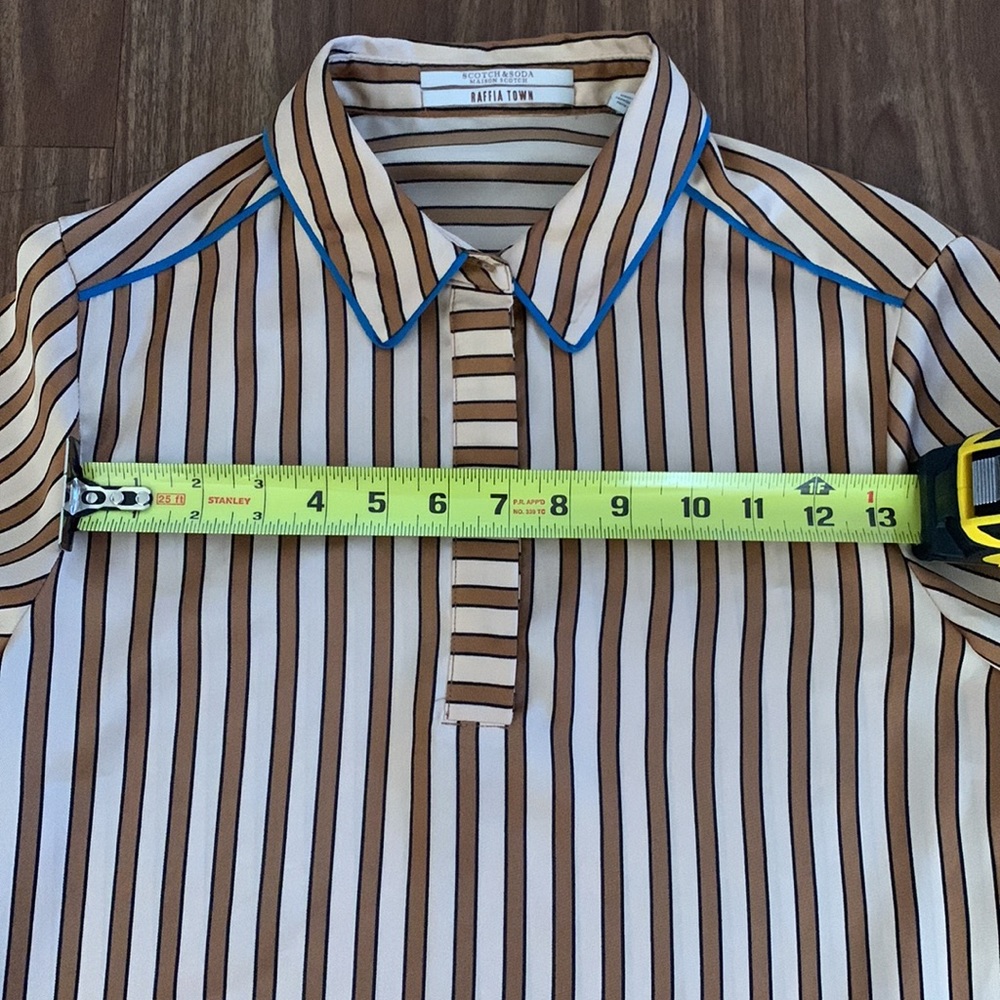 Scotch & Soda Striped And Leopard Print Blouse - image 4